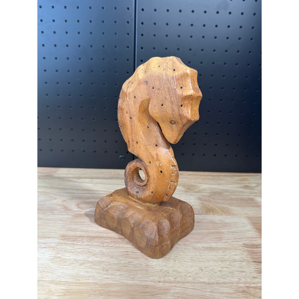 Leilani Monkey Pod Wood Seahorse